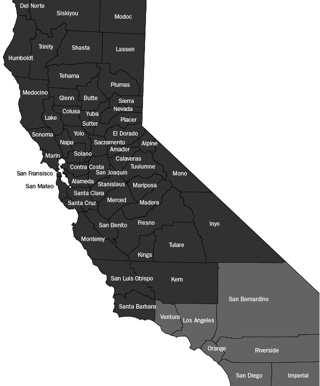 Map of California